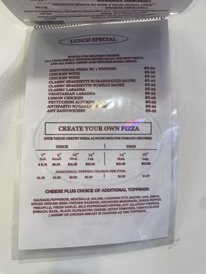 Menu photo 5 Numero Uno Pizza Pasta Los Angeles, CA Menu photo 5 Numero Uno Pizza Pasta Los Angeles, CA