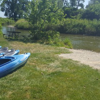 River Guide Kayaks - Launch site with indoor portable potties - Rafting/Kayaking Near Me - Richmond, Illinois