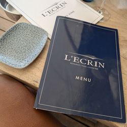 L'Ecrin - Menu