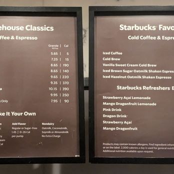 Starbucks - Menu - Coffee & Tea Near Me - Las Vegas, Nevada