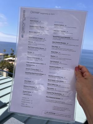 Menu photo 5 Georges at the Cove La Jolla, CA Menu photo 5 Georges at the Cove La Jolla, CA