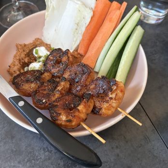 8282 - Shrimp skewers so salty - Korean Near Me - New York, New York