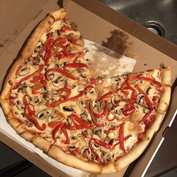 Rosa's Pizza - Mushroom & Pepper Pizza (soggy) - Pizza Near Me - Astoria, New York Rosa's Pizza - Mushroom & Pepper Pizza (soggy) - Pizza Near Me - Astoria, New York