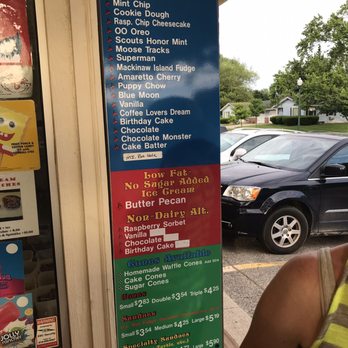 Captain Sundae - Menu - Ice Cream & Frozen Yogurt Near Me - Zeeland, Michigan