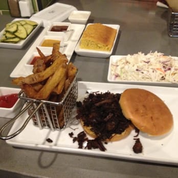 Milt's Barbecue for the Perplexed - Beef brisket, French fries, creamy coleslaw and cornbread. Yummmmm! - Barbeque Near Me - Chicago, Illinois Milt's Barbecue for the Perplexed - Beef brisket, French fries, creamy coleslaw and cornbread. Yummmmm! - Barbeque Near Me - Chicago, Illinois