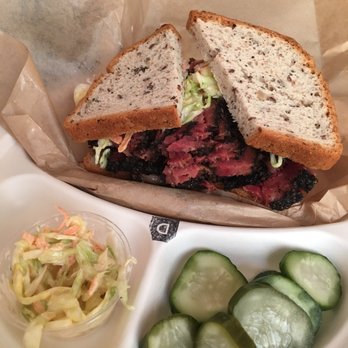 Dingfelder's Delicatessen - Pastrami on Gluten Free bread- minus the Russian dressing - Delis Near Me - Seattle, Washington Dingfelder's Delicatessen - Pastrami on Gluten Free bread- minus the Russian dressing - Delis Near Me - Seattle, Washington