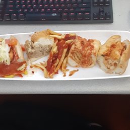 A Platter of Subs, Hot Italian, Tasty Pig, Fries, Eggplant Pharm. Chicken Pharm. Nice..! A Platter of Subs, Hot Italian, Tasty Pig, Fries, Eggplant Pharm. Chicken Pharm. Nice..!