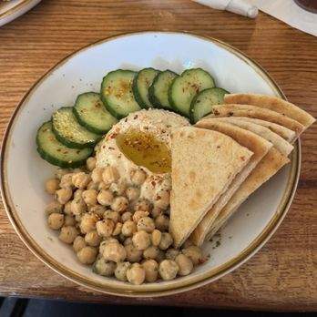 The Workshop Tavern - Hummus plate - Salad Near Me - Aberdeen, North Carolina