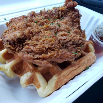 The Waffle Window - Half order Chicken and Waffles - Breakfast & Brunch Near Me - Portland, Oregon