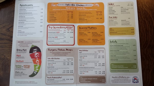 Menu photo 8 Nando's London, XGL