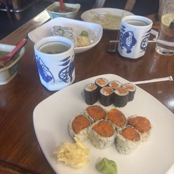 Sapporo East - L3 and California roll with cucumber salad - Japanese Near Me - Mechanicsburg, Pennsylvania