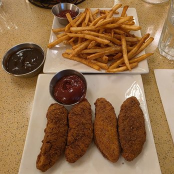 The Sun Vegan - Chickun Tenders & French Fries GF, ordered separately - Vegan Near Me - Fountain Valley, California The Sun Vegan - Chickun Tenders & French Fries GF, ordered separately - Vegan Near Me - Fountain Valley, California