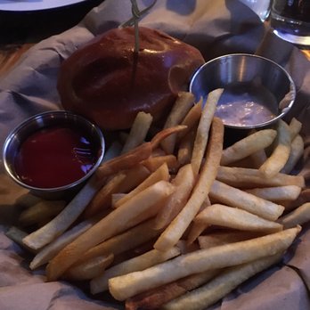 Park & Field - Burger with fries - New American Near Me - Chicago, Illinois