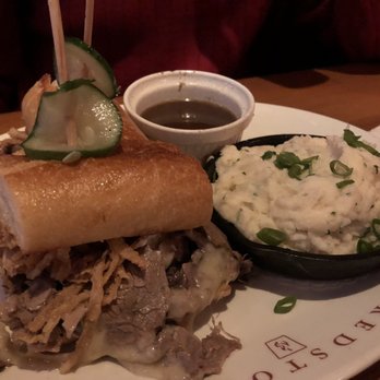 Redstone American Grill - Prime dip sandwich. Good and super filling! - Steakhouses Near Me - Bridgewater, New Jersey Redstone American Grill - Prime dip sandwich. Good and super filling! - Steakhouses Near Me - Bridgewater, New Jersey