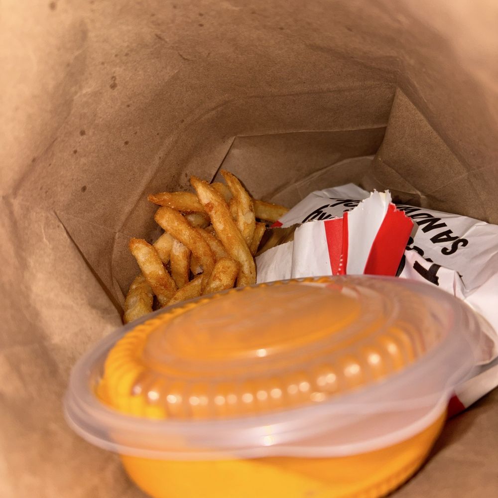 Fries not even in the packaging Fries not even in the packaging