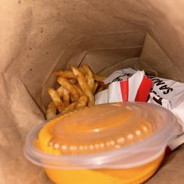 Fries not even in the packaging Fries not even in the packaging
