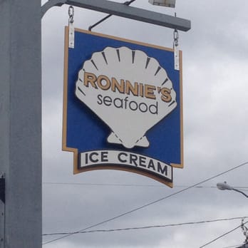 Ronnie's Seafood - a sign for ronnie's ice cream - Seafood Near Me - Charlton, Massachusetts Ronnie's Seafood - a sign for ronnie's ice cream - Seafood Near Me - Charlton, Massachusetts