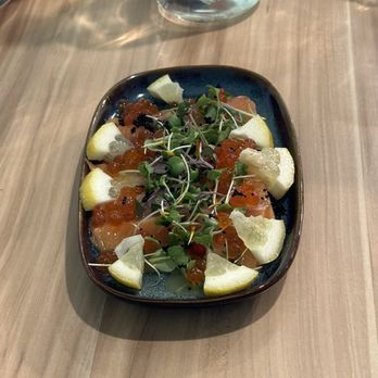 La Casa Mia - salmon sashimi carpaccio - Italian Near Me - Milpitas, California La Casa Mia - salmon sashimi carpaccio - Italian Near Me - Milpitas, California
