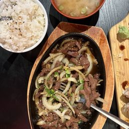 Bulgogi (comes with rice, side salad, and Miso Soup) Bulgogi (comes with rice, side salad, and Miso Soup)