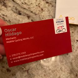 Mobile Cycling Works - Call Oscar and discuss what we can do to keep you rolling!