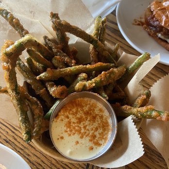 Pono Burger - Spicy fried green beans - Burgers Near Me - Santa Monica, California Pono Burger - Spicy fried green beans - Burgers Near Me - Santa Monica, California