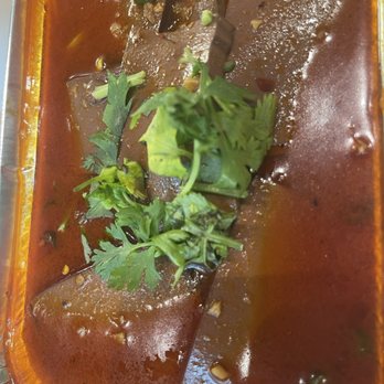 Seven Scents - Boiled Duck Blood - so good! - Chinese Near Me - Queens, New York