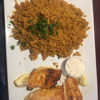 Habibi - Salmon w/kebsa rice - Mediterranean Near Me - Erie, Pennsylvania Habibi - Salmon w/kebsa rice - Mediterranean Near Me - Erie, Pennsylvania