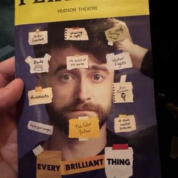 Every Brilliant Thing with Daniel Radcliffe / fantastic!
