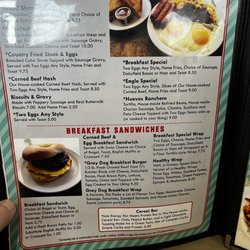 Gray Dog Diner - Breakfast menu