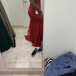 Red dress, size medium