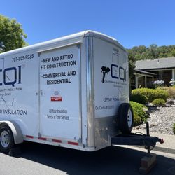 California Quality Insulation - Company spray foam trailer.