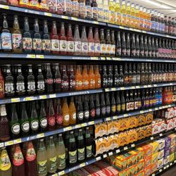 Valley Farm Market - So many options in the drinks aisle!
