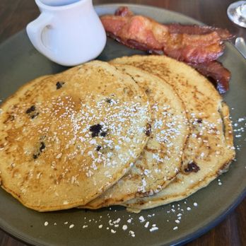 Eighteen95 - Malted pancakes with blueberries - Breakfast & Brunch Near Me - Portland, Maine