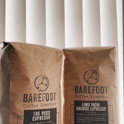 Barefoot Coffee Roasters - 2.5 lb bags of whole beans delivered!
