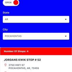 Jordan’s Kwik Stop - owners' information about their gas station