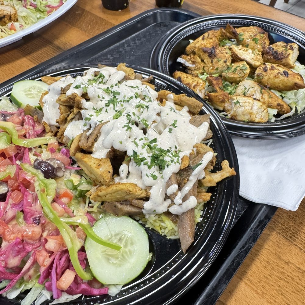 Abdo Kabab - 14. Chicken Kabab  Shawarma over Rice soooooooooo yummy - Halal Near Me - Orlando, Florida