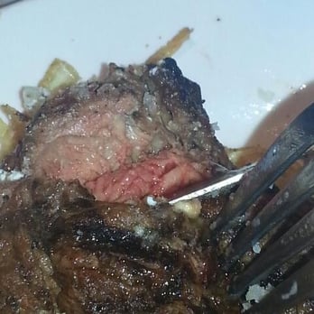 Cheddar's Scratch Kitchen - My dad asked for a well done steak and this is what he got. - Comfort Food Near Me - Brandywine, Maryland