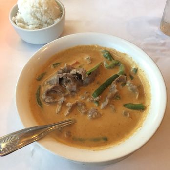 Thai Bistro - Panang curry - so flavorful - Thai Near Me - Houston, Texas