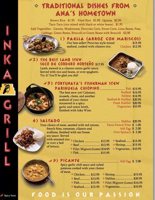 Menu photo 7 Inka Grill Lake Forest, CA