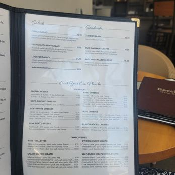 Bacchus Wine Bistro - French Near Me - St. Petersburg, Florida