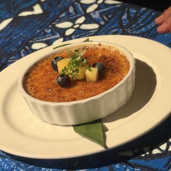 Mama's Fish House - Liliko'i Crème Brulée - Seafood Near Me - Paia, Hawaii Mama's Fish House - Liliko'i Crème Brulée - Seafood Near Me - Paia, Hawaii