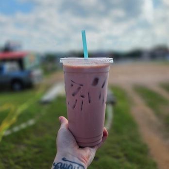 The Thirsty Armadillo - Iced Cherry Chai - Coffee & Tea Near Me - Buchanan Dam TX, Texas The Thirsty Armadillo - Iced Cherry Chai - Coffee & Tea Near Me - Buchanan Dam TX, Texas