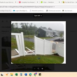 Fence Max - When it collapsed a second time.