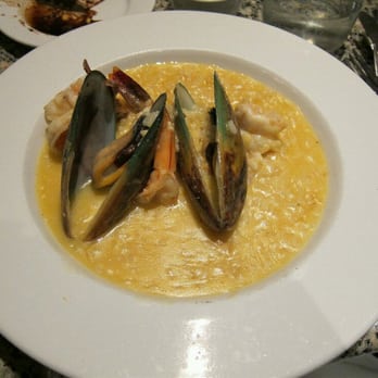 Petit Valentien - New Zealand Mussels and shrimps risottos - French Near Me - Santa Barbara, California Petit Valentien - New Zealand Mussels and shrimps risottos - French Near Me - Santa Barbara, California
