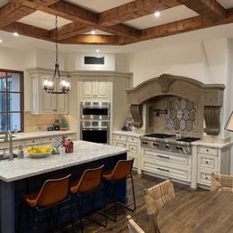a large kitchen a large kitchen