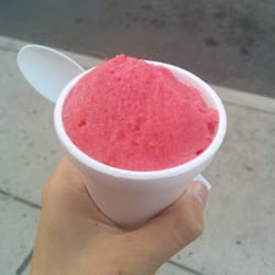 Raspberry Italian ice
