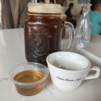 EastBrew Cafe and Bakery - americano + vanilla syrup & creamer - Cafes Near Me - Eastvale, California EastBrew Cafe and Bakery - americano + vanilla syrup & creamer - Cafes Near Me - Eastvale, California