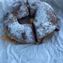 Egg and Cheese Bagel Sandwich