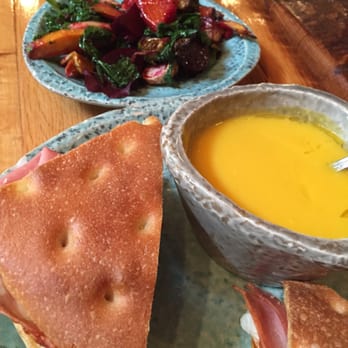 Brick & Tin - New Orleans sandwich and Butternut soup - Sandwiches Near Me - Birmingham, Alabama