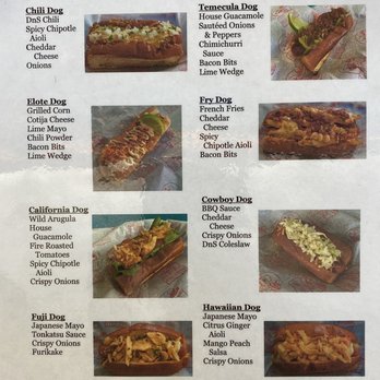 Dog n Suds - Gourmet Hot Dogs Menu - Hot Dogs Near Me - Temecula, California